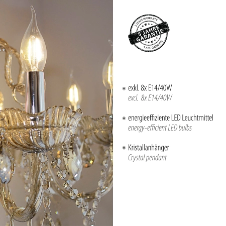 Lampa wisząca GRACIA 3081-97 - Paul Neuhaus