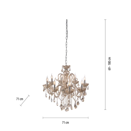 Lampa wisząca GRACIA 3081-97 - Paul Neuhaus