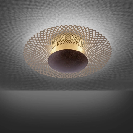 Lampa sufitowa NEVIS rdza/złota 6551-48 - Paul Neuhaus