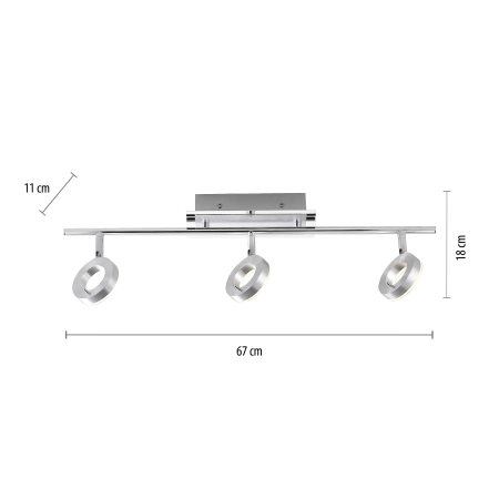 Lampa sufitowa SILEDA 6785-96 - Paul Neuhaus