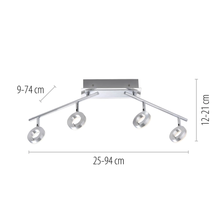 Lampa sufitowa SILEDA 6786-96 - Paul Neuhaus