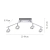Lampa sufitowa SILEDA 6786-96 - Paul Neuhaus