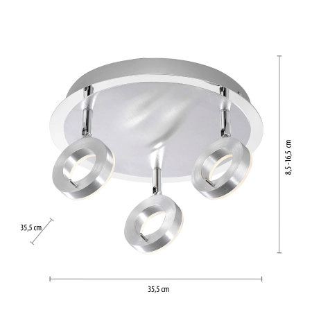 Lampa sufitowa SILEDA 6788-96 - Paul Neuhaus