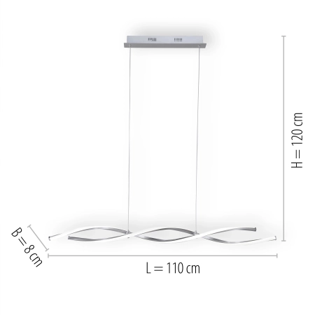 Lampa wisząca POLINA 9142-55 - Paul Neuhaus