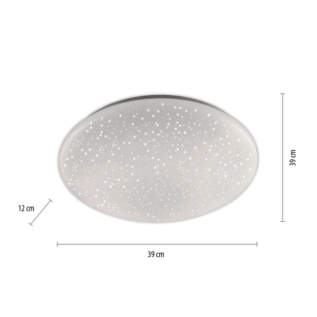 Lampa sufitowa na pilota SKYLER 14242-16 - Paul Neuhaus