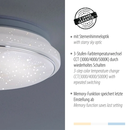 Lampa sufitowa JUPITER 14362-16 - Paul Neuhaus