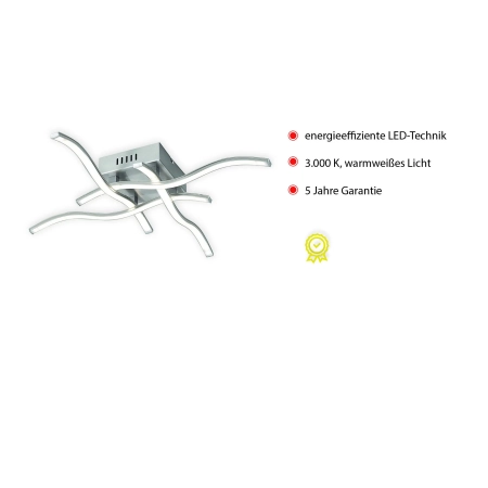Lampa sufitowa WAVE 15131-55 - Paul Neuhaus