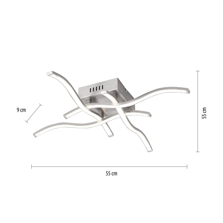 Lampa sufitowa WAVE 15131-55 - Paul Neuhaus