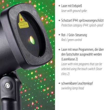 Lampa zewnętrzna LASER 19940-18 - Paul Neuhaus