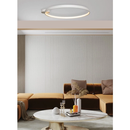 Lampa sufitowa biała okręg LED CIRCLE LA0771 - Zuma Line