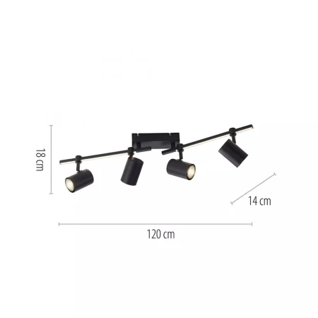 Lampa sufitowa BARIK 6525-18 - Paul Neuhaus