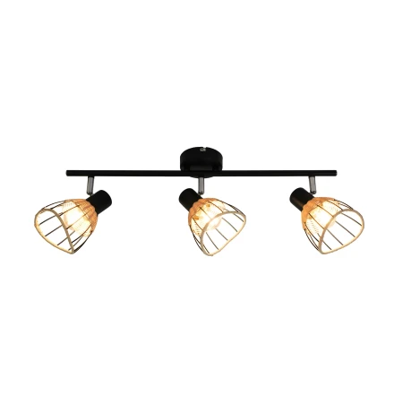Lampa drewniana sufitowa GENT P20084-3TU - Zuma Line - W