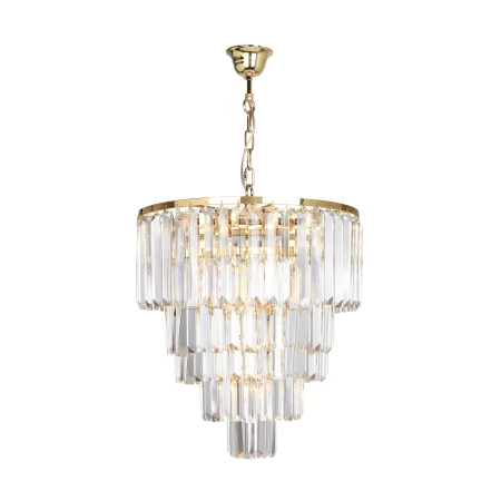 Lampa kryształowa wisząca AMEDEO 17106/6+3+1-GD+CL - Zuma Line
