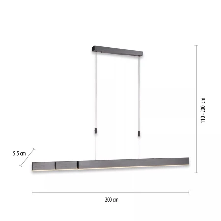 Lampa wisząca PURE-MOTO 2525-15 - Paul Neuhaus