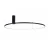 Lampa sufitowa HORIK CZARNA/BLACK 89429-90BK - Zuma Line