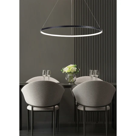 Lampa wisząca HORNIK CZARNA/BLACK PEN89424-60BK - Zuma Line