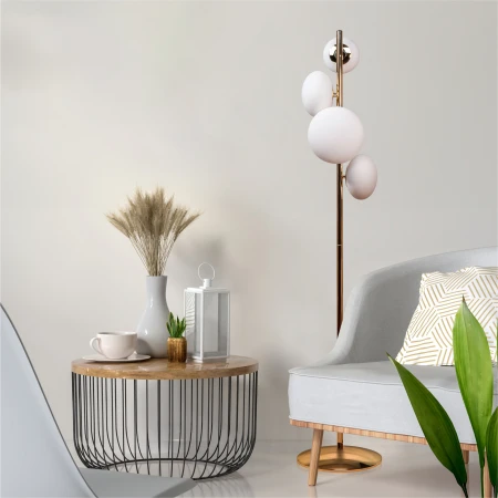 Lampa podłogowa OMI ZŁOTY 1177 - Zuma Line