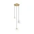 Lampa wisząca ENCELADUS ZŁOTA/GOLD P0428-03L-L4AC - Zuma Line