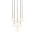 Lampa wisząca ARCTURUS ZŁOTA/GOLD P0574-07F-F7AA - Zuma Line