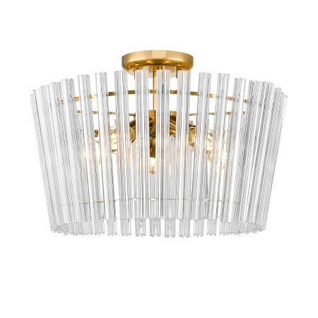 Lampa sufitowa BACH ZŁOTA/GOLD C0547-05H-F9AC - Zuma Line