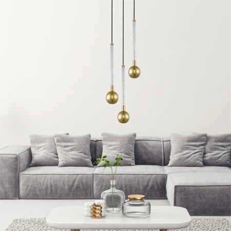 Lampa wisząca MIDA ZŁOTA/GOLD P0583-03B-2GHF - Zuma Line