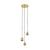Lampa wisząca MIDA ZŁOTA/GOLD P0583-03B-2GHF - Zuma Line