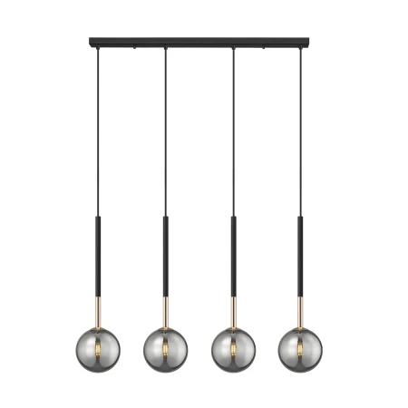 Lampa wisząca ARCTURUS CZARNO-ZŁOTA/BLACK-GOLD P0574-04D-SDFZ - Zuma Line