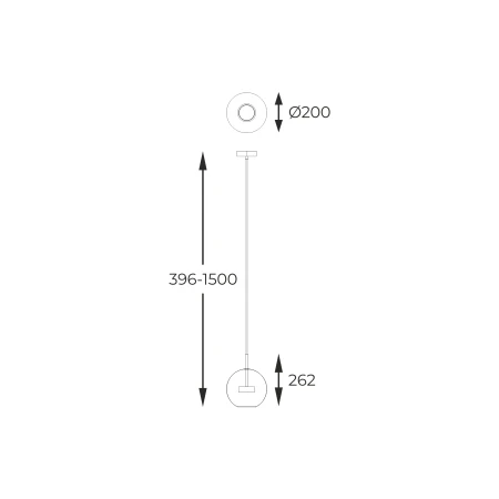 Lampa wisząca ENCELADUS CHROME P0428-01J-F4AC - Zuma Line