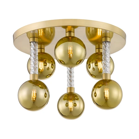 Lampa sufitowa MIDA ZŁOTA/GOLD C0583-06D-2GHF - Zuma Line