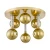 Lampa sufitowa MIDA ZŁOTA/GOLD C0583-06D-2GHF - Zuma Line