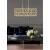 Lampa wisząca SPRING ZŁOTA/GOLD P0578-06C-V7V7  - Zuma Line