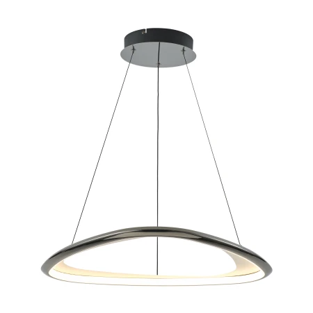 Lampa wisząca GETAFE CZARNY CHROM/BLACK CHROME MD3888-1S-3BCT - Zuma Line