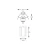 Kinkiet NIRA CZARNY/BLACK MB3523-2-EBCN - Zuma Line