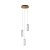 Lampa wisząca CALLY ZŁOTA/GOLD MD3147-3A-3GT - Zuma Line