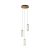 Lampa wisząca CALLY ZŁOTA/GOLD MD3147-3A-3GT - Zuma Line