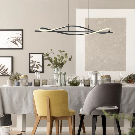 Lampa wisząca DOMENICO CZARNA/BLACK MD3544-1-3BT - Zuma Line