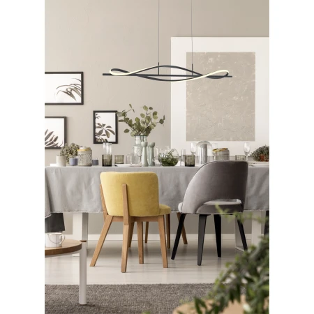 Lampa wisząca DOMENICO CZARNA/BLACK MD3544-1-3BT - Zuma Line