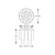 Lampa sufitowa NIRA ZŁOTA/GOLD MX3523-8M-EGN  - Zuma Line