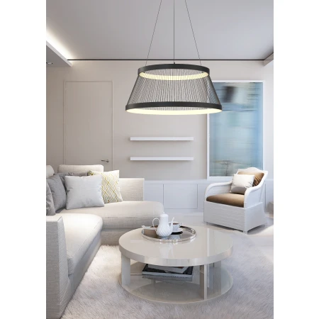 Lampa wisząca BALU CZARNA/BLACK MD3328-2M-3BT - Zuma Line