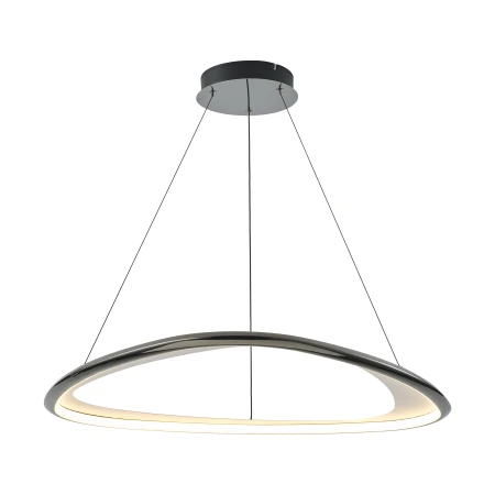Lampa wisząca GETAFE CZARNY CHROM/BLACK CHROME MD3888-1L-3BCT - Zuma Line