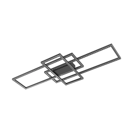 Lampa sufitowa ERVI CZARNA/BLACK MX7907-3B-3BT - Zuma Line