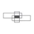 Lampa sufitowa ERVI CZARNA/BLACK MX7907-3B-3BT - Zuma Line