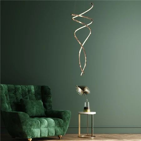 Lampa wisząca COCO ZŁOTA/GOLD MD3127-2M-3GT - Zuma Line