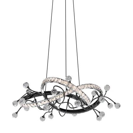 Lampa wisząca MAIA CZARNA/BLACK MD3481-1S-3BCT - Zuma Line