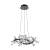 Lampa wisząca MAIA CZARNA/BLACK MD3481-1S-3BCT - Zuma Line