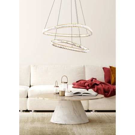 Lampa wisząca ATHESA ZŁOTA/GOLD MD3169-2-3GT - Zuma Line