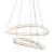Lampa wisząca ATHESA ZŁOTA/GOLD MD3169-2-3GT - Zuma Line