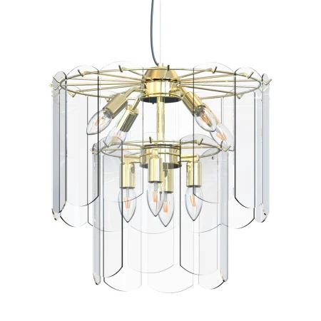 Lampa wisząca NIRA ZŁOTA/GOLD MD3523-8M-EGN - Zuma Line