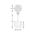 Lampa wisząca NIRA ZŁOTA/GOLD MD3523-8M-EGN - Zuma Line