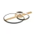 Lampa sufitowa ALMERIA CZARNA-DREWNO/BLACK-WOOD MX3913-2-3BWLT - Zuma Line